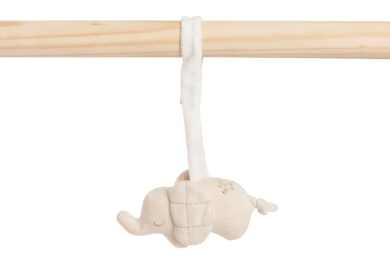 Babygym - Baby Speelgoed - Hout & Polyester van Jollein in Elephant Tales – productfoto 2 van 4