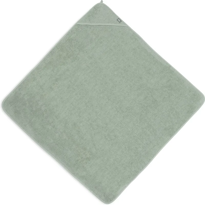 Badcape Badstof 100x100cm från Jollein i Ash Green – produktbild