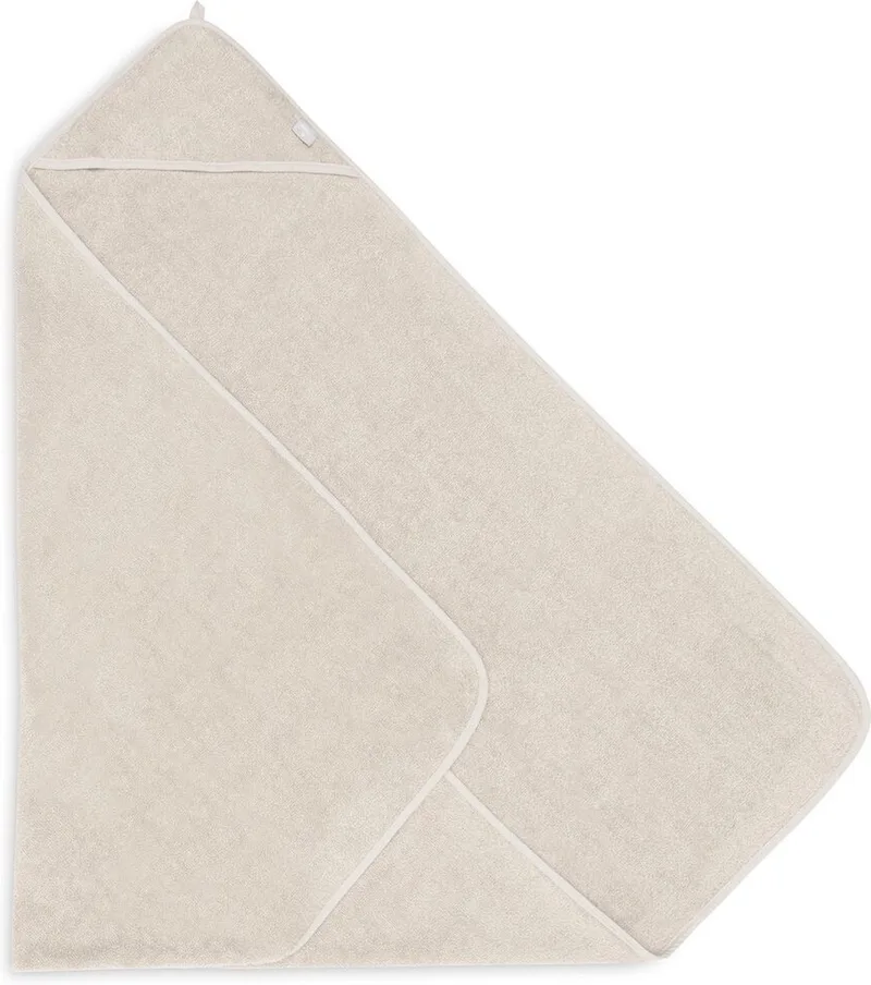 Badcape Badstof 100x100cm Nougat van Jollein in Terry Nougat – productfoto