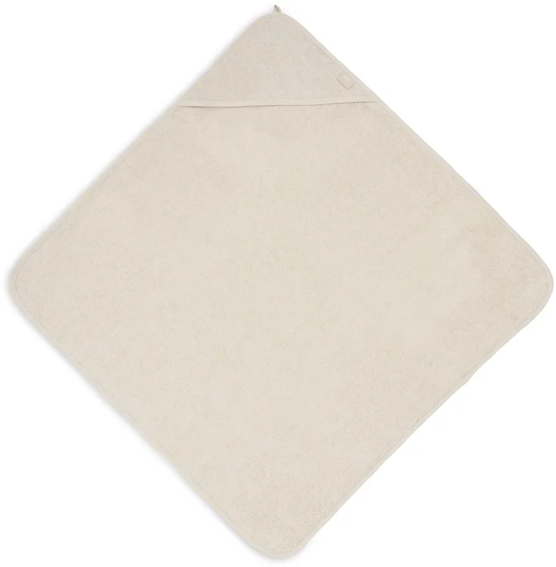 Badcape Badstof 100x100cm van Jollein in Sand – productfoto