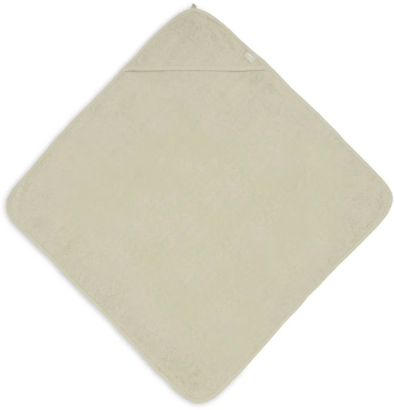 Badcape Badstof 100x100cm van Jollein in Soft Matcha – productfoto