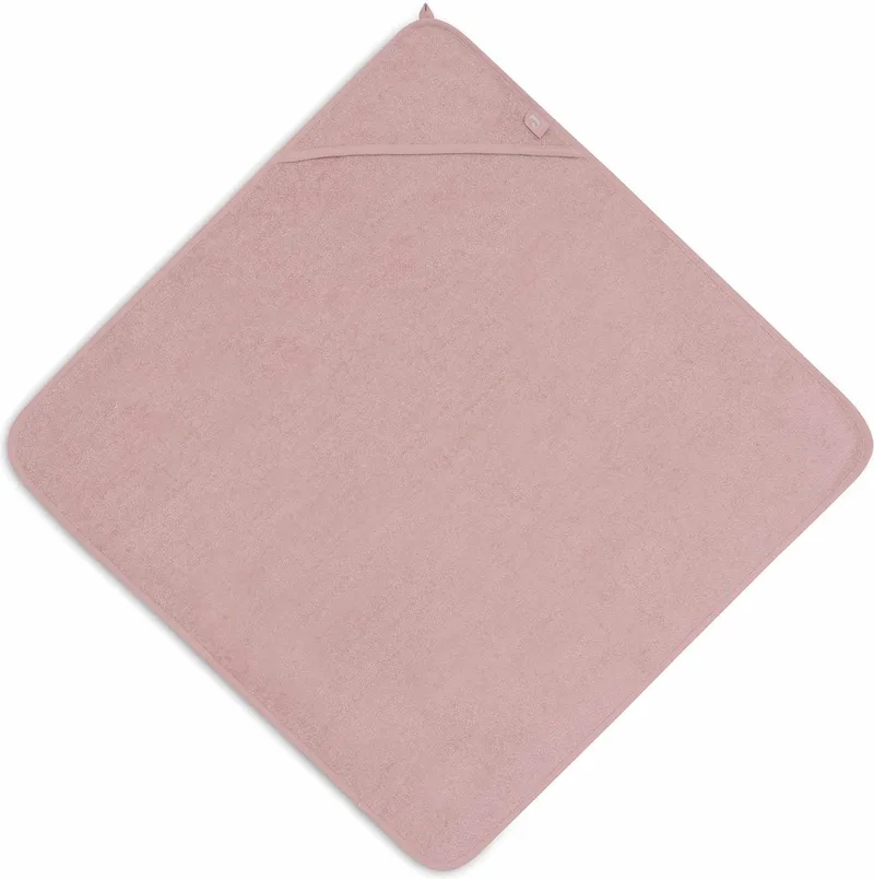 Badcape Badstof 100x100cm de Jollein en Wild Rose – photo produit