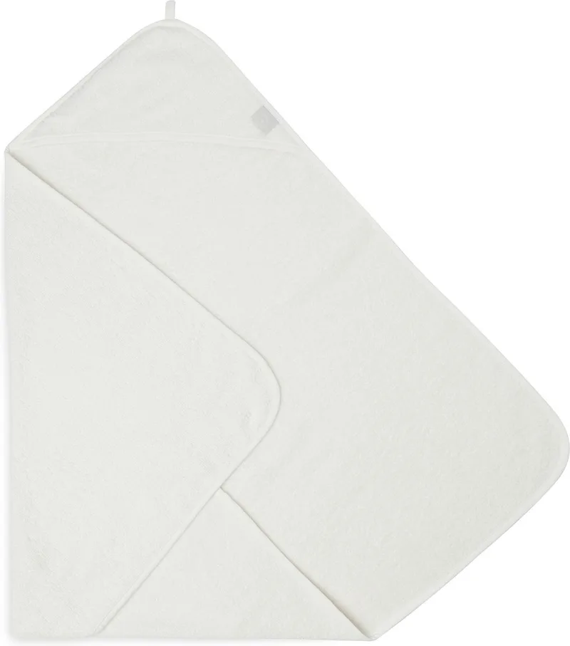 Badcape Badstof 75x75cm Ivory van Jollein in Terry Ivory – productfoto