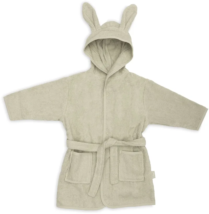 Badjas 1-2 jaar Soft Matcha van Jollein in Groen – productfoto
