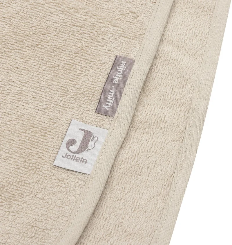 Badponcho - 100% Badstof - 1-2 jaar - Jacquard - Miffy Warm - Sand van Jollein in Miffy Warm Sand – productfoto