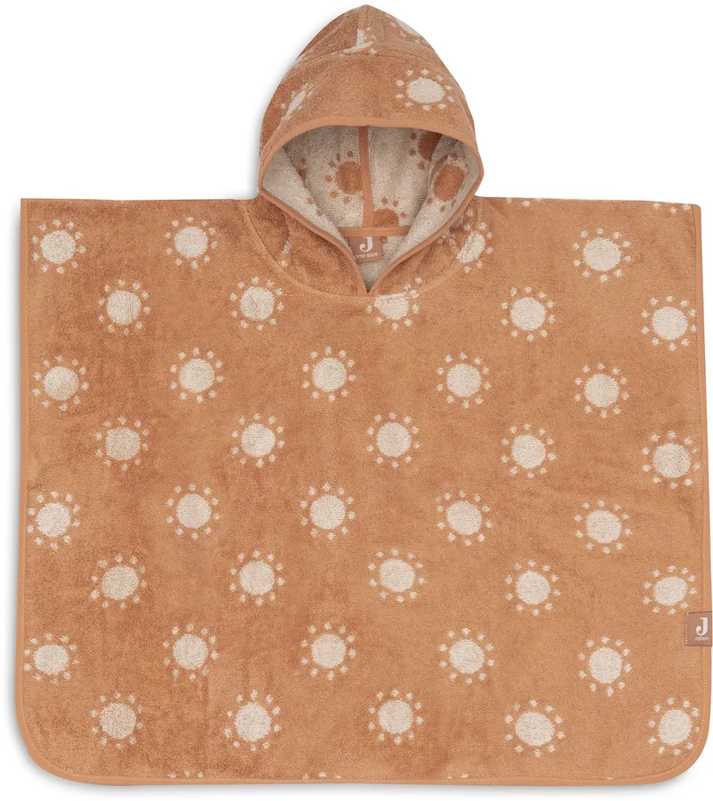 Badponcho - 100% Badstof - 1-2 jaar - Jacquard - Sun Reversible van Jollein in Jacquard Sun Reversible – productfoto