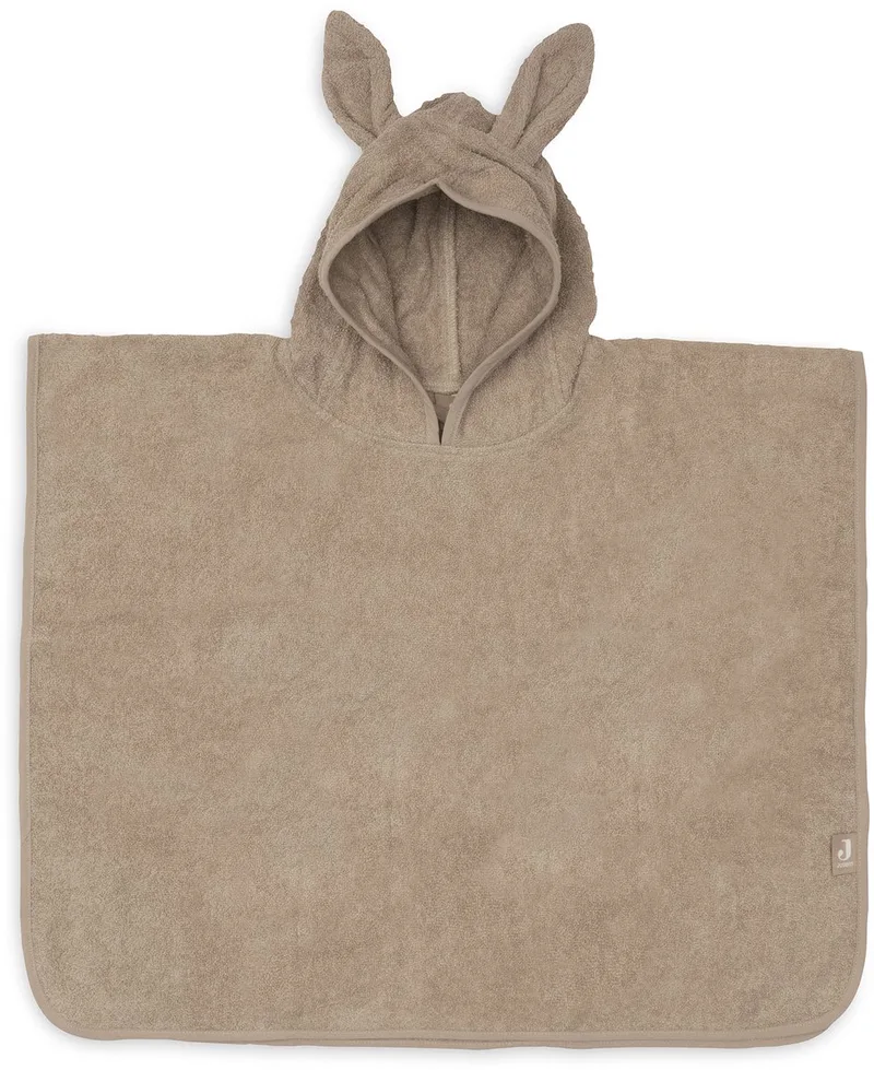 Badponcho Badstof von Jollein in Milky Coffee – Produktfoto