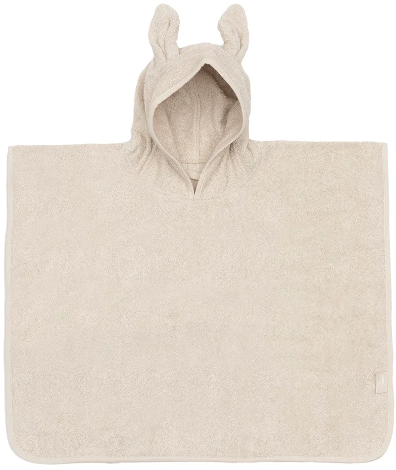 Badponcho Badstof de Jollein en Sand – photo produit