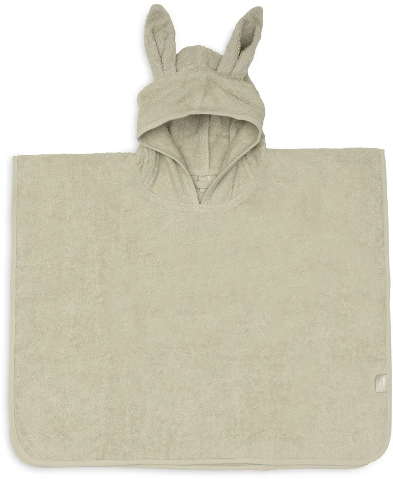 Badponcho Badstof van Jollein in Soft Matcha – productfoto