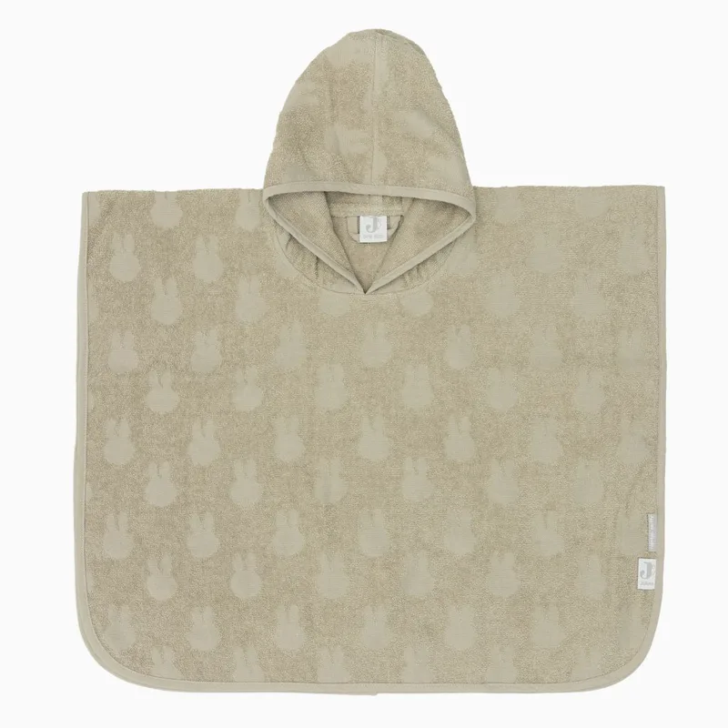 Badponcho Nijntje olijfgroen van Jollein – productfoto