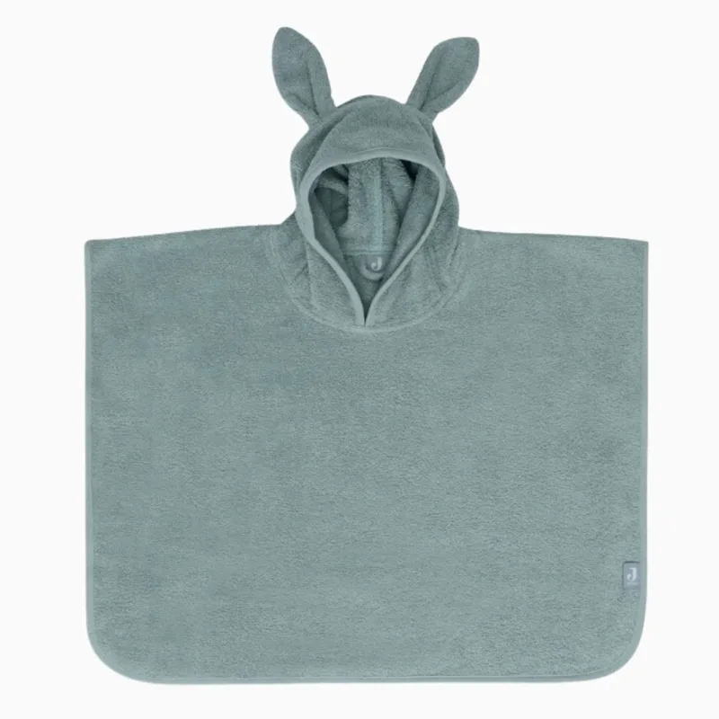 Badponcho zeegroen van Jollein – productfoto