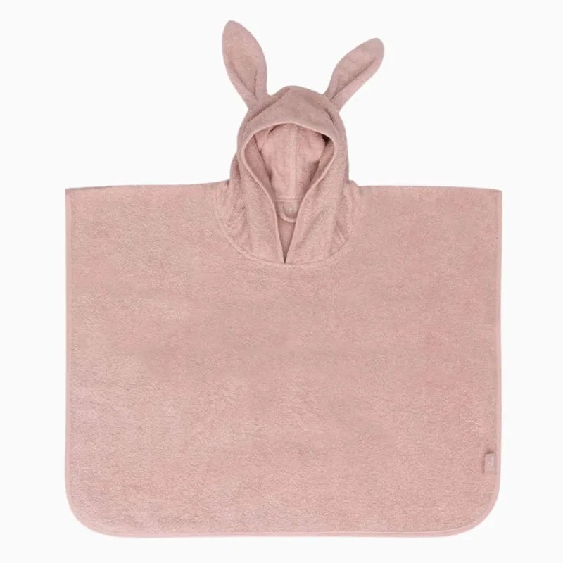 badponcho - wild rose van Jollein – productfoto