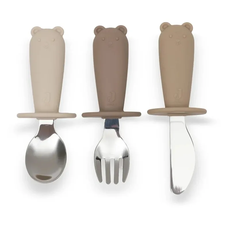 Bestekset Siliconen - Naturel by Jollein – product photo