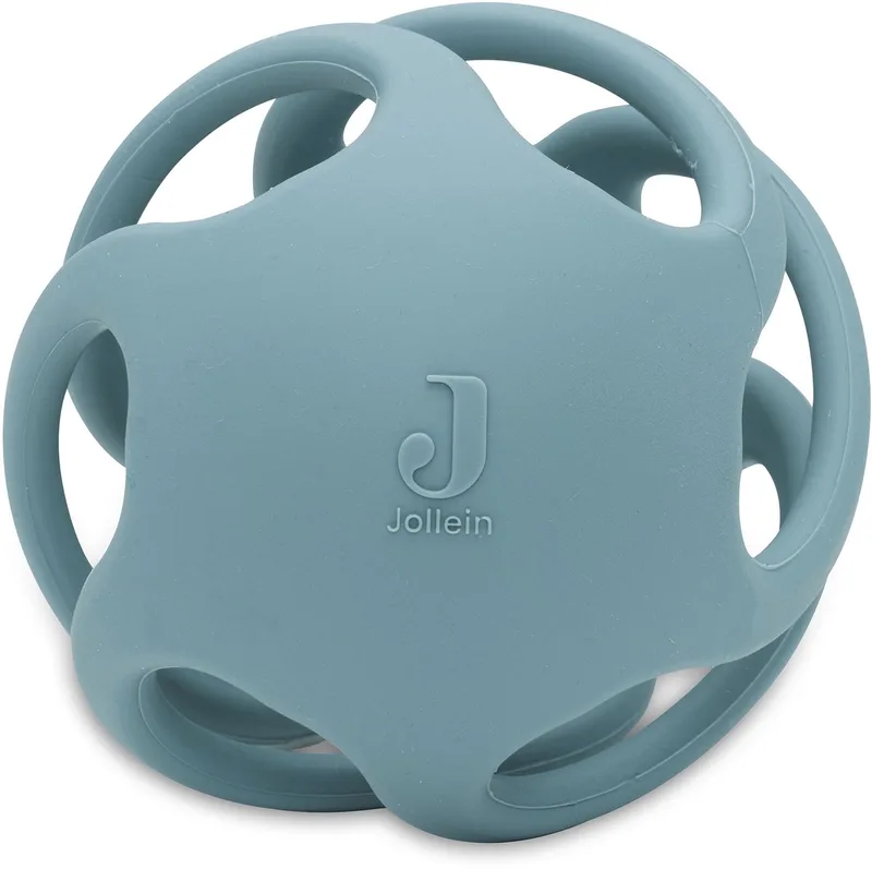 Bijtring bal Siliconen Ø 9,5cm de Jollein en Sea Green – photo produit