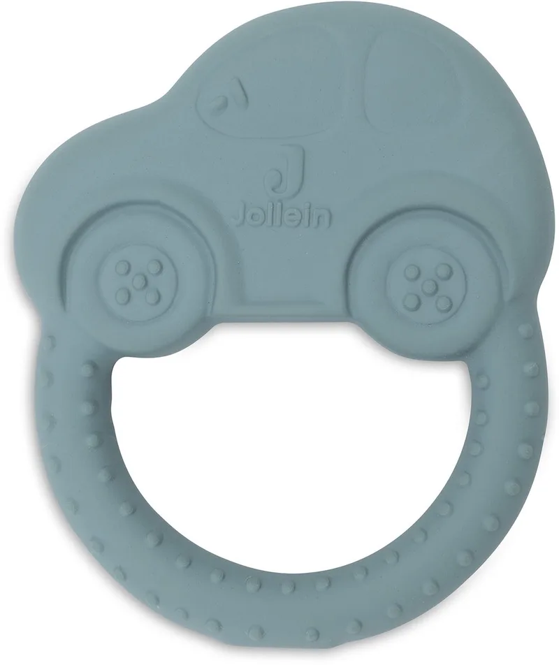 Bijtring Rubber On The Go van Jollein in On the Go Sea Green – productfoto