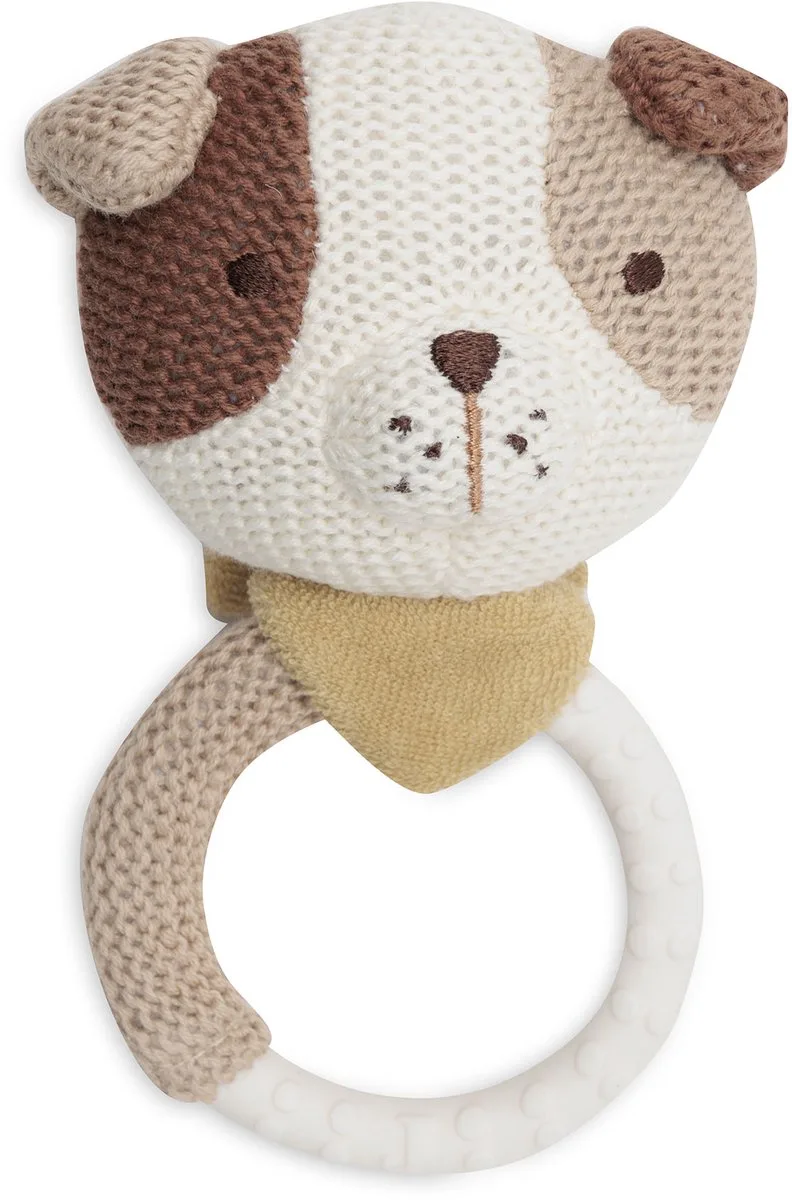 Bijtring Rubber - Speelgoed Baby - Mick de Jollein en Dog Mick – photo produit