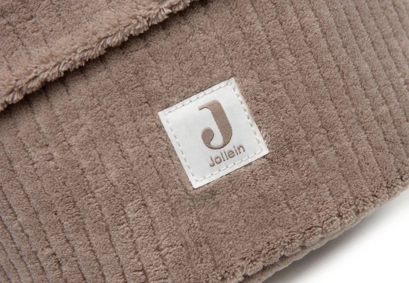 Commode Mandje - 14x18cm - Cloudy Rib by Jollein in Milky Coffee – product photo 2 of 4