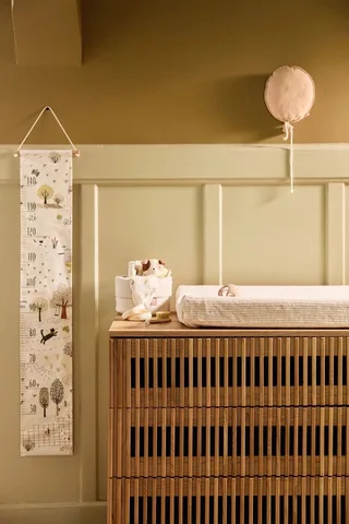 Commode Mandje - 14x18cm - Cloudy Rib von Jollein in Oatmeal – Produktfoto 4 von 4