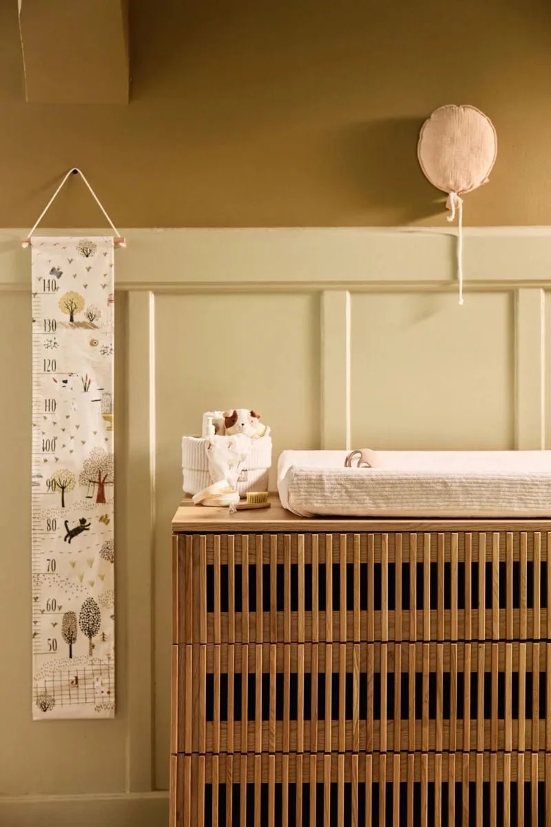 Commode Mandje - 14x18cm - Cloudy Rib von Jollein in Oatmeal – Produktfoto 4 von 4