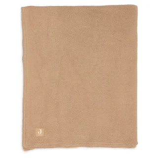 Deken Ledikant 100x150cm Basic Knit Hazel/Fleece by Jollein in Hazel – product photo 4 of 4
