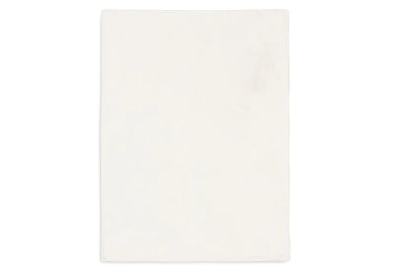 Deken Ledikant 100x150cm Basic knit Ivory/Coral Fleece by Jollein in Basic Knit Ivory – product photo 2 of 4