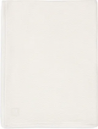 Deken Ledikant 100x150cm Basic knit Ivory/Coral Fleece by Jollein in Basic Knit Ivory – product photo 1 of 4