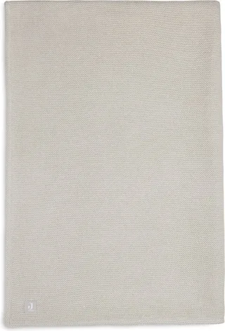 Deken Ledikant 100x150cm Basic Knit Nougat/Fleece by Jollein in Basic Knit Nougat – product photo 1 of 4