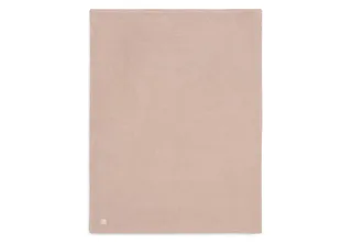 Deken Ledikant 100x150cm Basic Knit Wild Rose/Fleece von Jollein in Wild Rose – Produktfoto 3 von 4