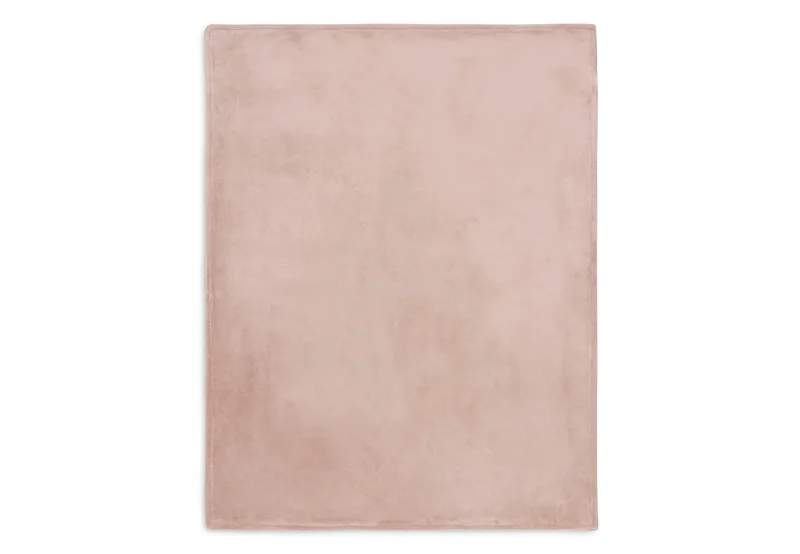 Deken Ledikant 100x150cm Basic Knit Wild Rose/Fleece von Jollein in Wild Rose – Produktfoto 2 von 4
