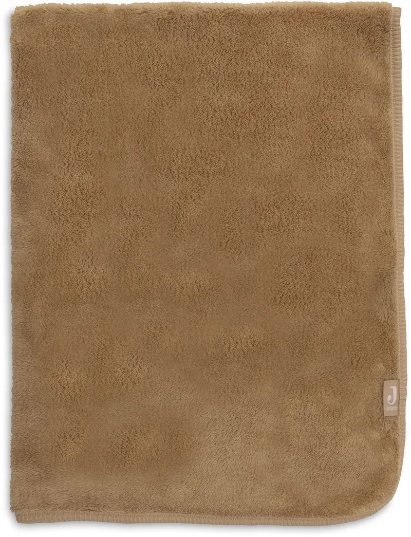 Deken Ledikant 100x150cm Basic Sherpa/Jersey by Jollein in Hazel – product photo