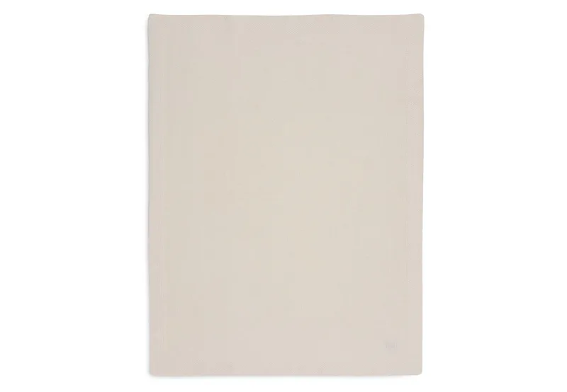Deken Ledikant 100x150cm by Jollein in Cosy Knit Ivory – product photo 2 of 4
