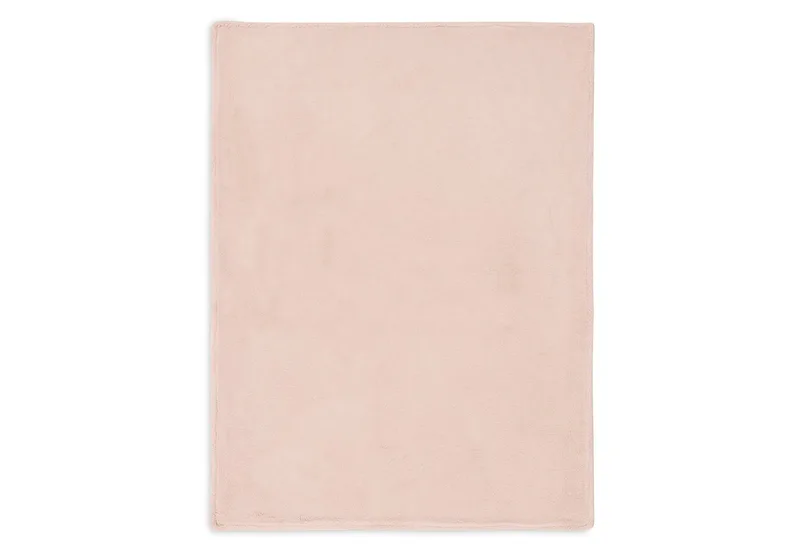 Deken Ledikant 100x150cm - Dekentje Baby - Grain Knit - Wild Rose/Velour de Jollein en Grain Knit Wild Rose – photo produit 2 sur 4