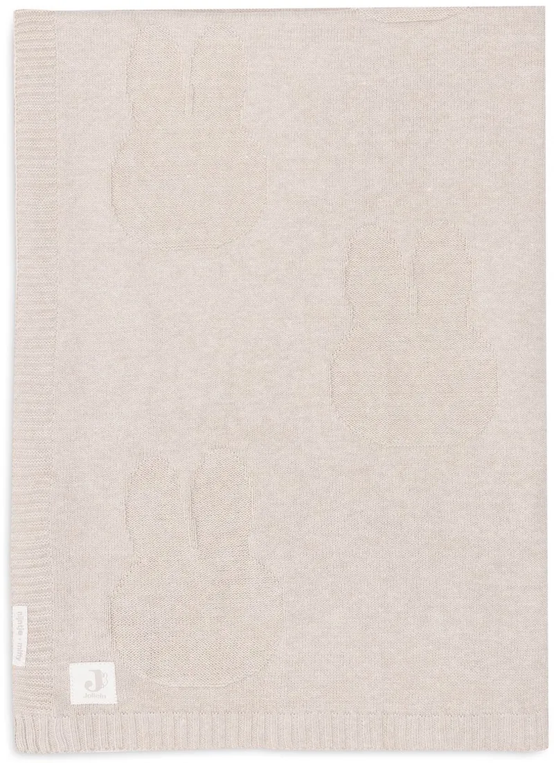 Deken Ledikant 100x150cm Miffy by Jollein in Nougat – product photo