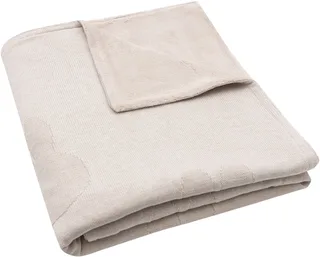 Deken Ledikant 100x150cm Miffy Nougat/Coral Fleece van Jollein in Nougat, Coral fleece – productfoto 1 van 4