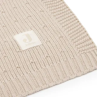 Deken Ledikant 100x150cm Sprinkle Knit by Jollein in Sand – product photo 2 of 4