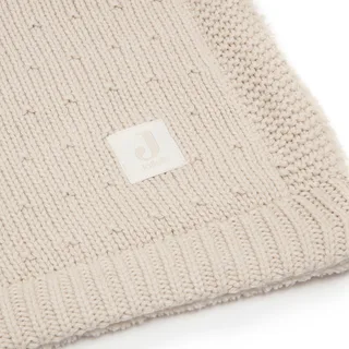 Deken Ledikant 100x150cm Sprinkle Knit Sand/Fluffy by Jollein in Sand – product photo 2 of 4