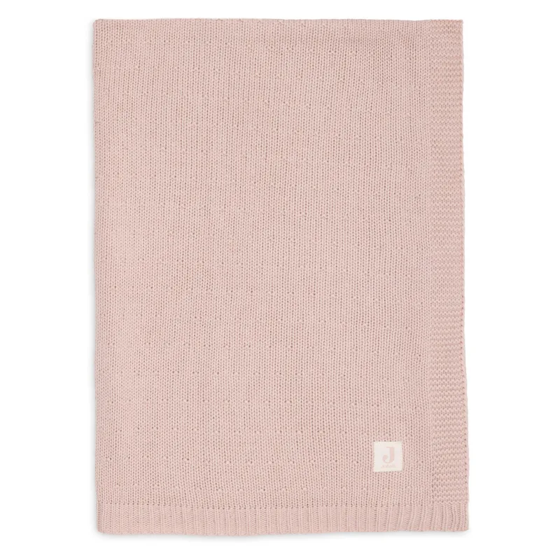 Deken Ledikant 100x150cm Sprinkle Knit by Jollein in Silk Rose – product photo 4 of 4