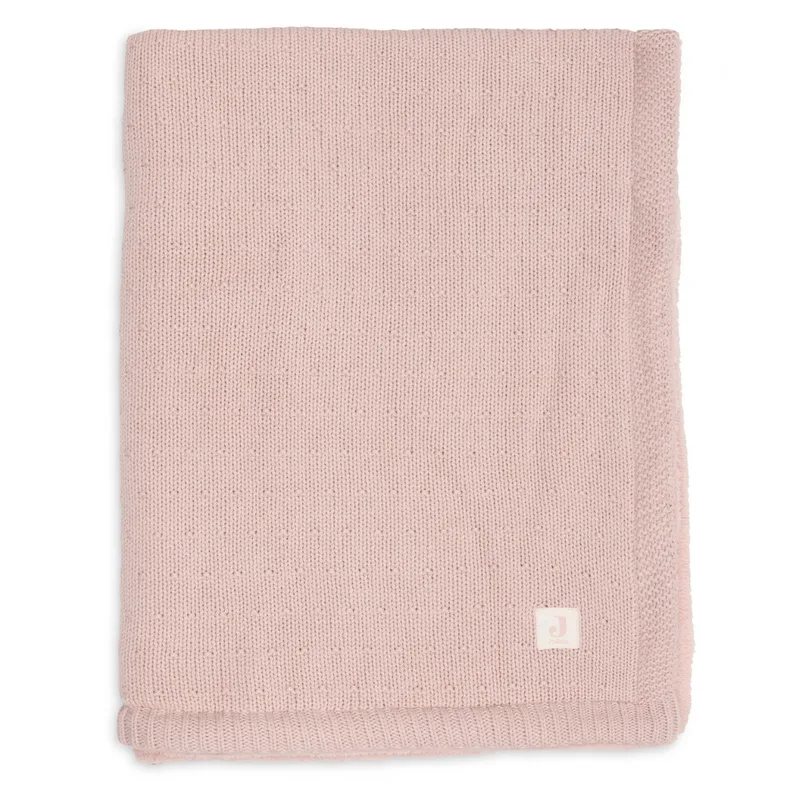 Deken Ledikant 100x150cm Sprinkle Knit Silk Rose/Fluffy von Jollein in Silk Rose – Produktfoto 4 von 4