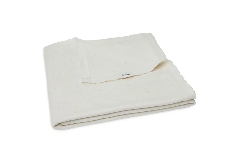 Deken Ledikant Jollein 100x150 Pointelle Ivory van Jollein – productfoto 4 van 4
