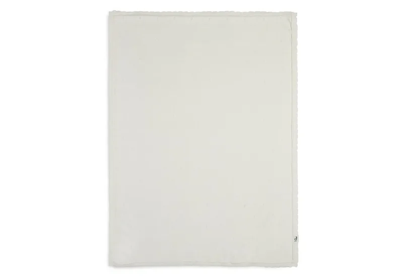 Deken Ledikant Jollein 100x150 Pointelle Ivory van Jollein – productfoto 3 van 4