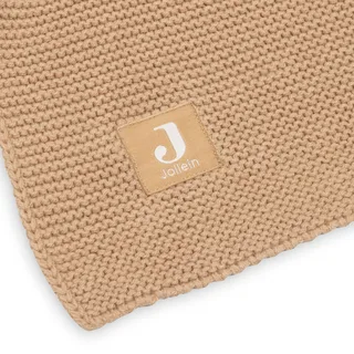 Deken Wieg 75x100cm Basic Knit von Jollein in Hazel – Produktfoto 3 von 4