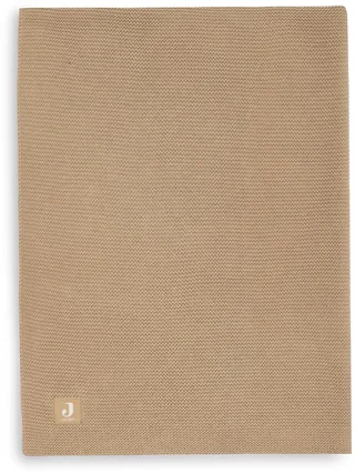 Deken Wieg 75x100cm Basic Knit von Jollein in Hazel – Produktfoto 1 von 4
