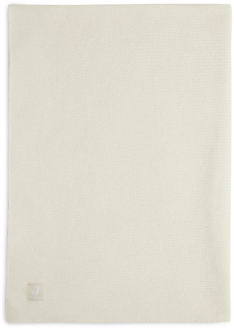 Deken Wieg 75x100cm by Jollein in Basic Knit Ivory – product photo