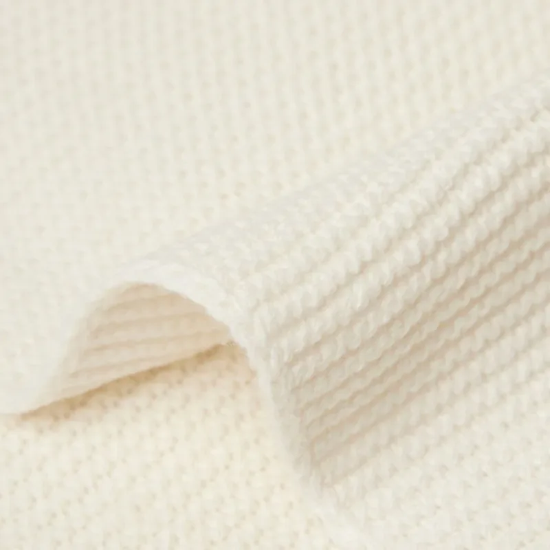 Deken Wieg 75x100cm by Jollein in Basic Knit Ivory – product photo 2 of 4