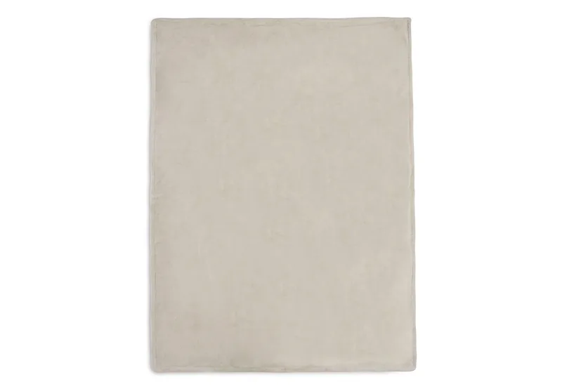 Deken Wieg 75x100cm Basic Knit Nougat/Fleece de Jollein en Basic Knit Nougat – photo produit 3 sur 4