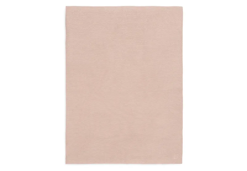 Deken Wieg 75x100cm by Jollein in Basic Knit Wild Rose – product photo 3 of 4