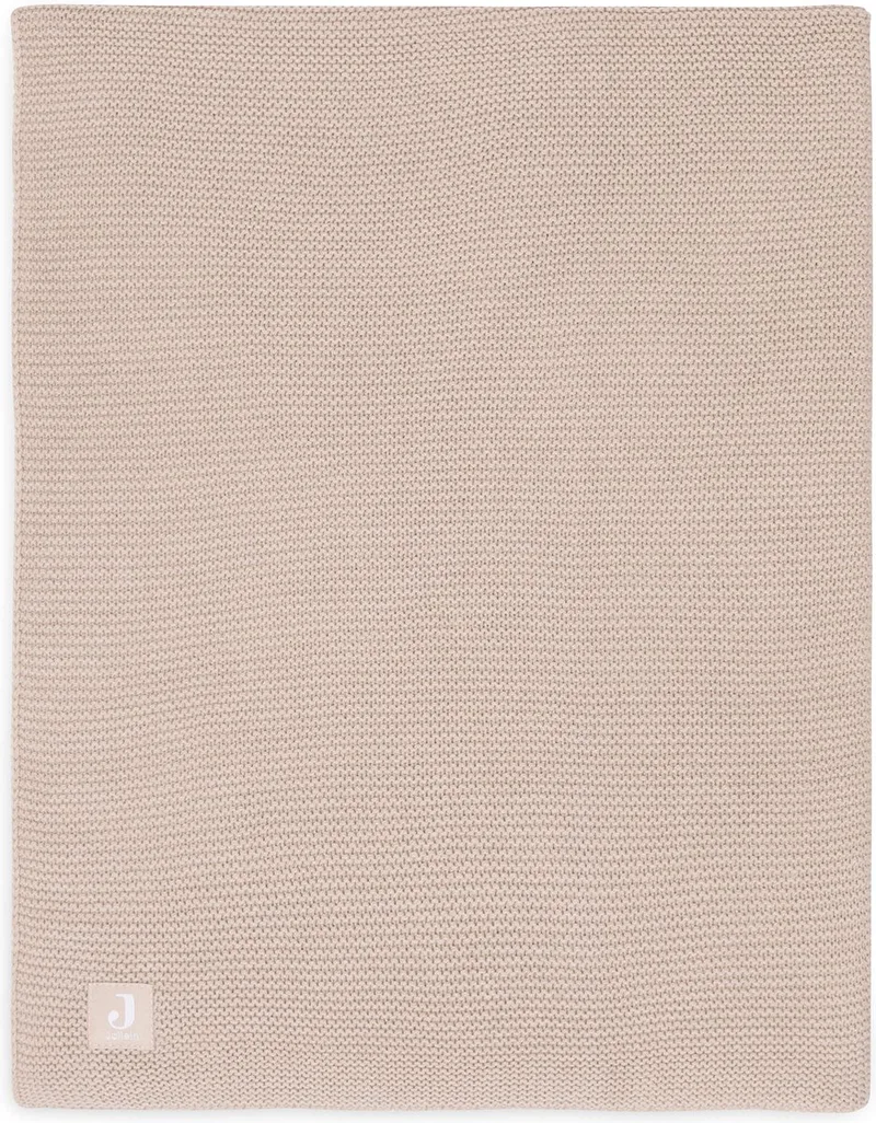 Deken Wieg 75x100cm by Jollein in Basic Knit Wild Rose – product photo