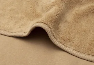 Deken Wieg 75x100cm Basic Sherpa/Jersey de Jollein en Hazel – photo produit 3 sur 4
