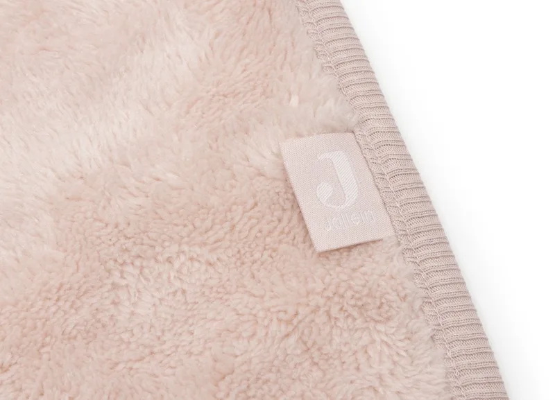 Deken Wieg 75x100cm Basic Sherpa/Jersey de Jollein en Silk Rose – photo produit 4 sur 4