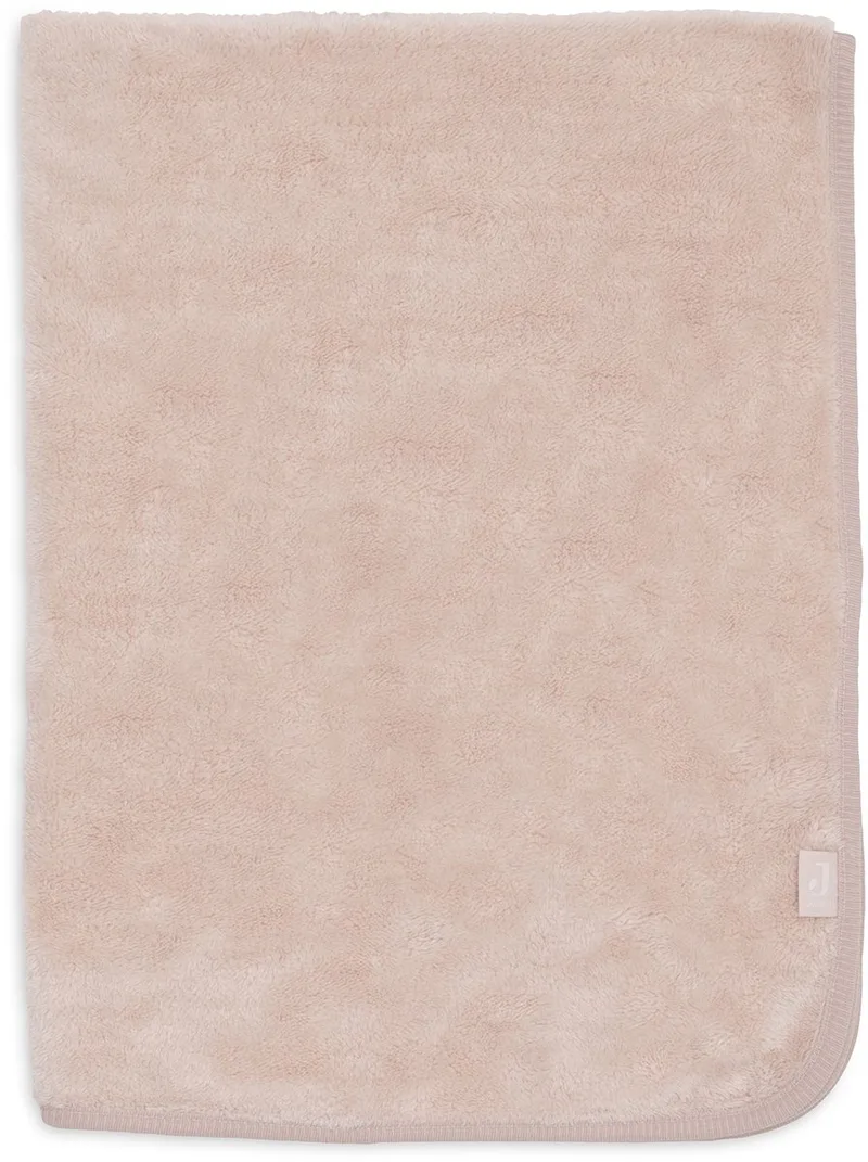 Deken Wieg 75x100cm Basic Sherpa/Jersey by Jollein in Silk Rose – product photo